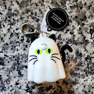BBW Halloween Ghost kitty pocketbac holder. Makes Sound. NWT